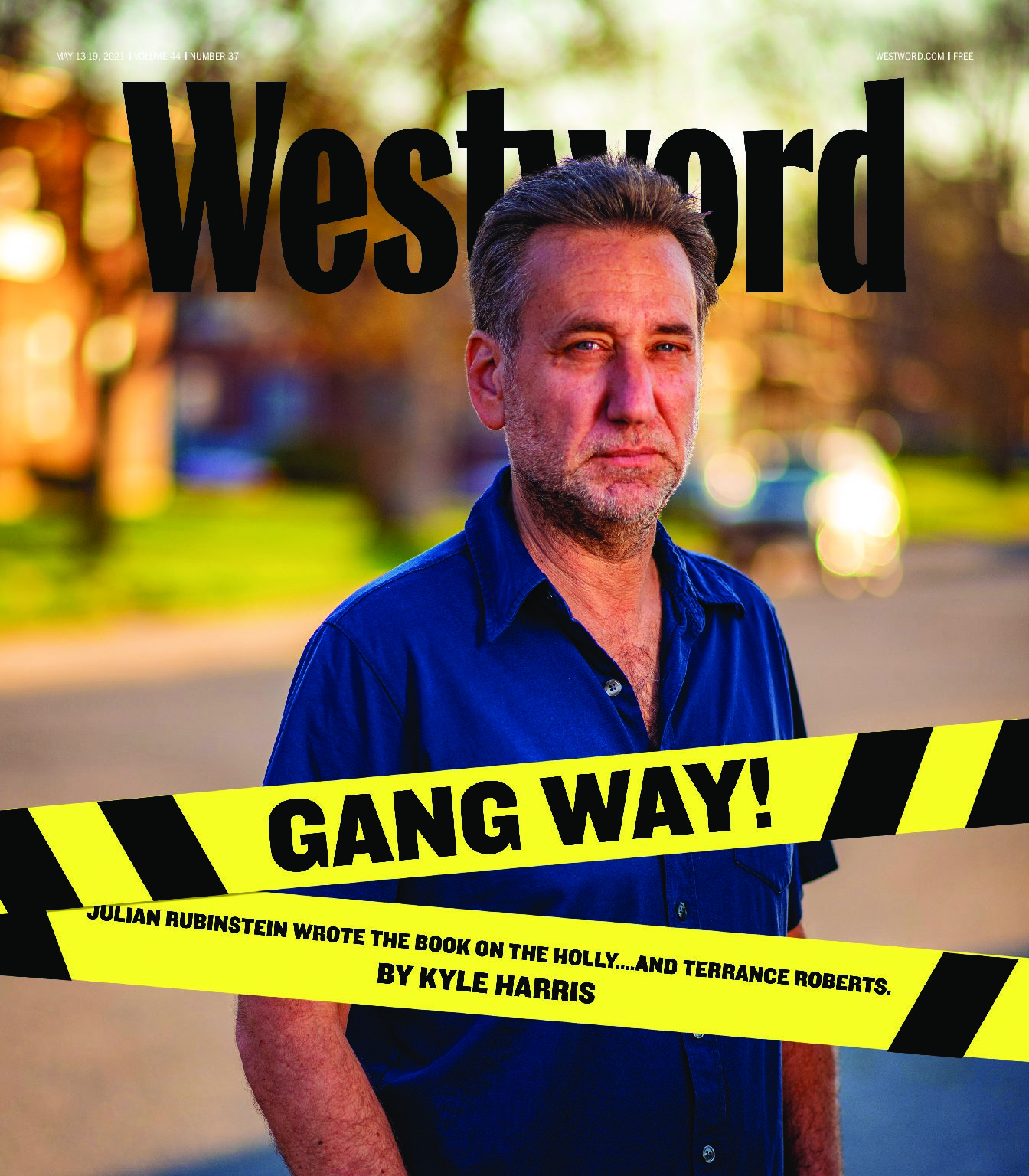 Julian Rubinstein on cover of Westword