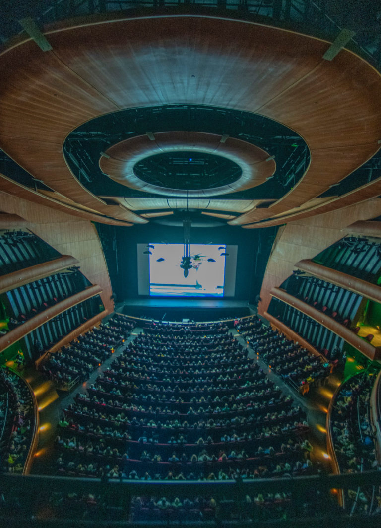 Photo showing screening of THE HOLLY at the Ellie Caulkins Opera House